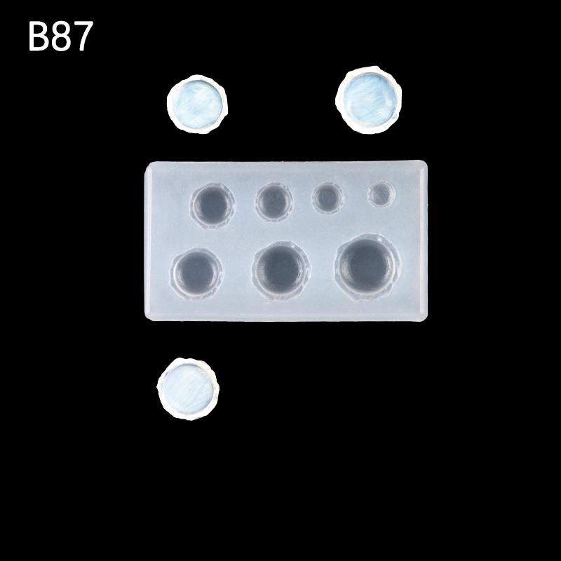 Коллекция мини-форм для лепки из ультралегкой глины и смолы для игры в еду: Круассан, Бисквит, Печенье, Пончик