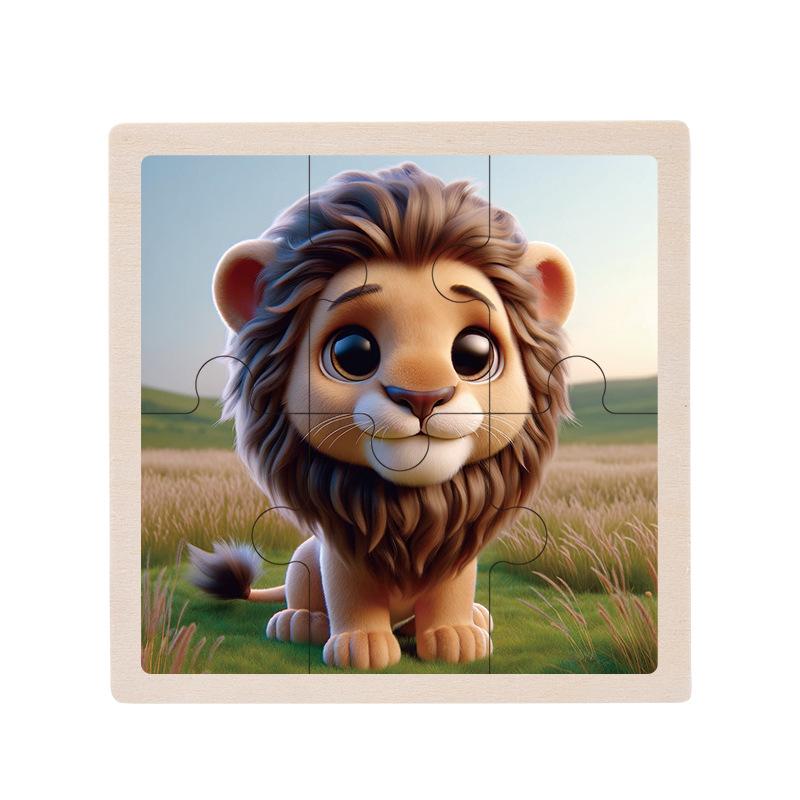 Деревянный развивающий пазл для малышей, 1-5 лет