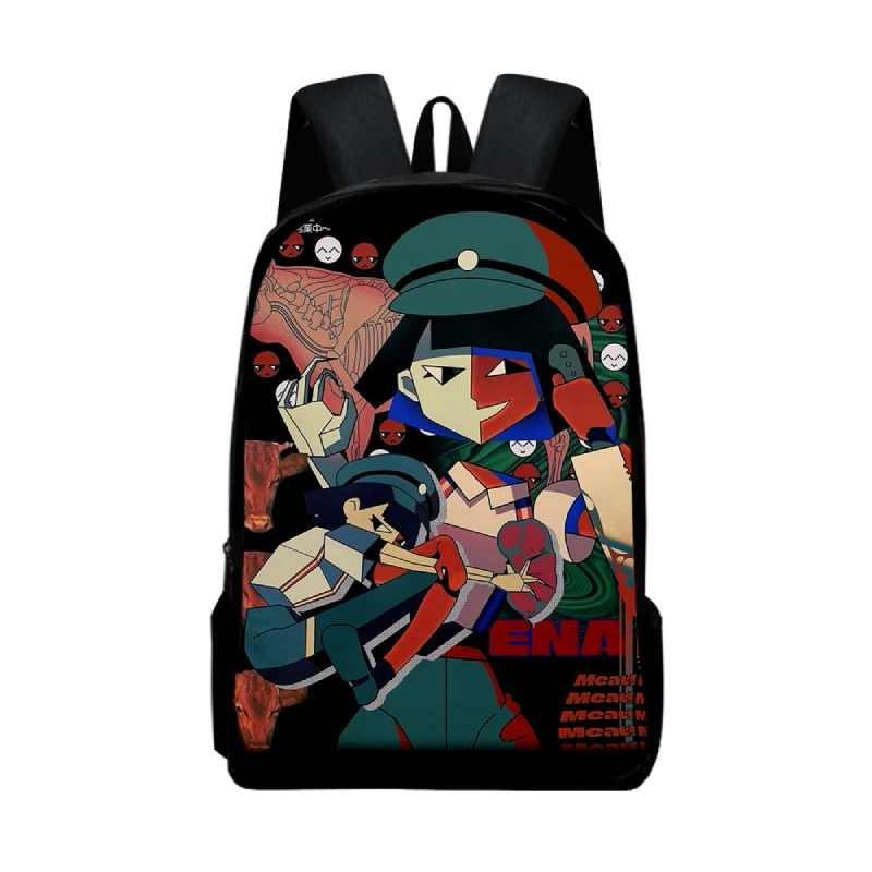 Bbq Dream Ena Student Book Backpack Fashionable Prints Schoolbag Gifts Kids