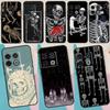 Психоделический чехол-скелет для OnePlus 13 13R 12 12R 11 10 Pro 8T 10T OnePlus Nord 4 CE 2 3 Lite N10 N20 N30