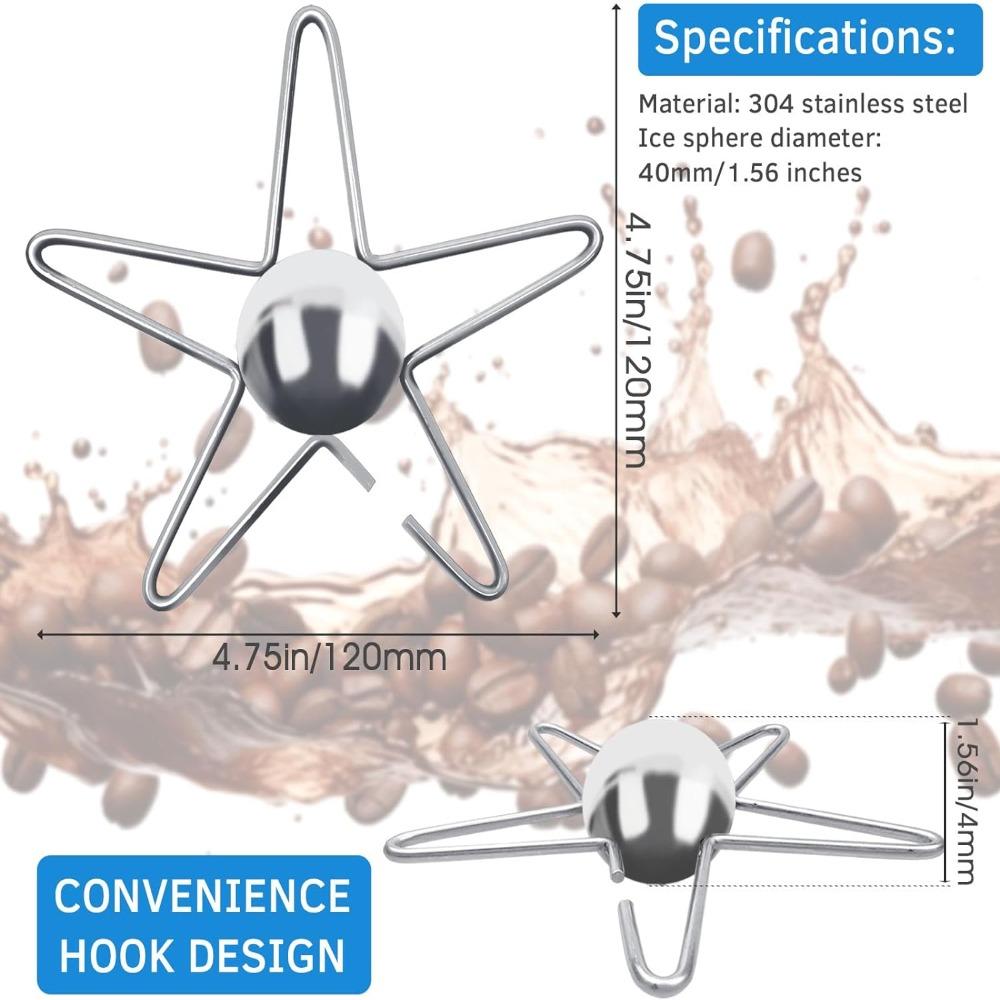 Нержавеющая сталь, ледяной шар для красного вина, многоразовые напитки, ледяной шар, кофе, красное вино, виски, водка, напитки