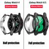 Чехол для Samsung Galaxy watch 4/5 44мм 40мм 46мм 42мм аксессуары Покрытый ТПУ Бампер крышка Защитное стекло Galaxy watch4 classic