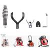 5pc/Set Drain Auger Drain Snake Drill Attachment For Efficient Pipe Cleaning In 4-8Inch Pipe for VEVOR PioneerWorks