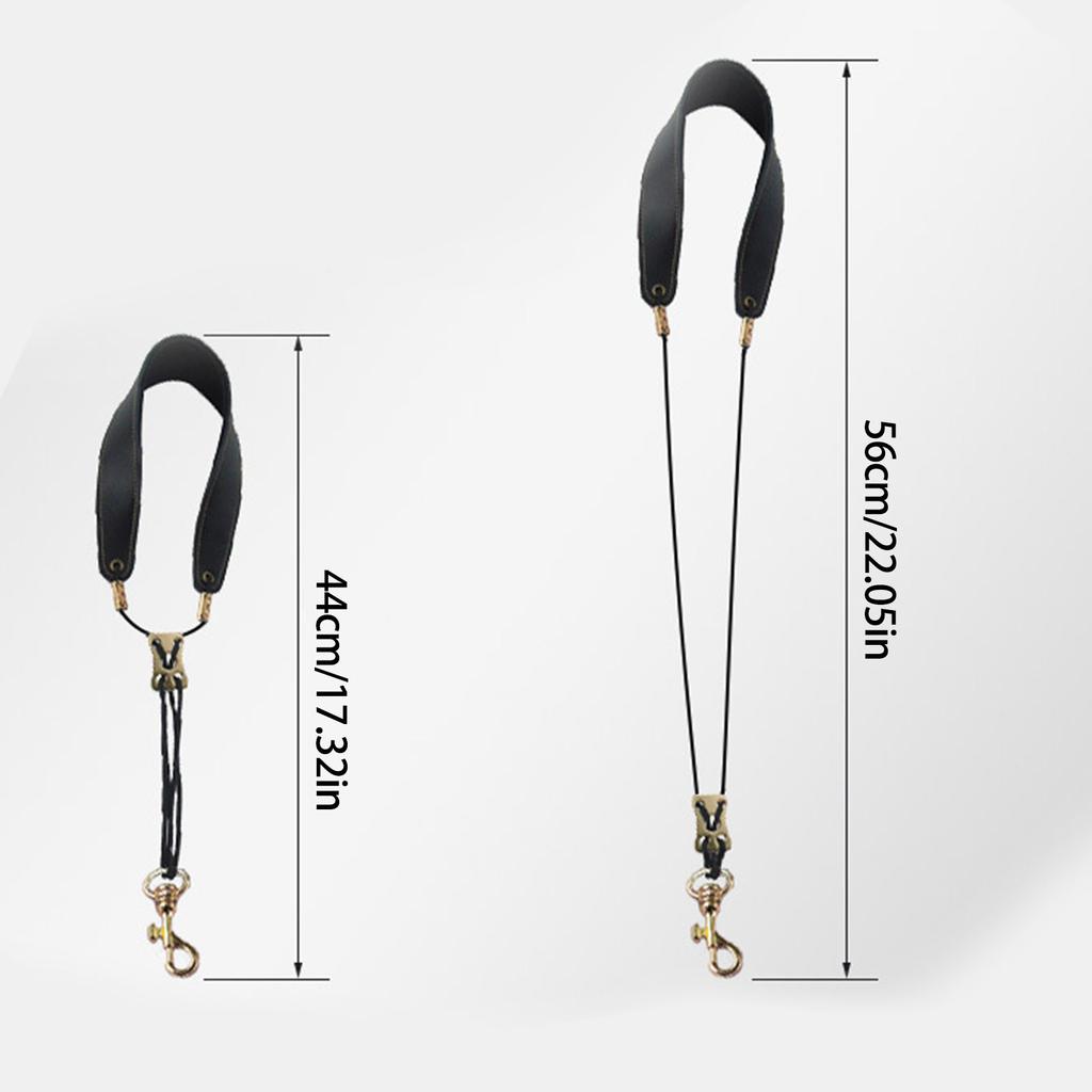 Регулируемый ремень для саксофона на шею, удобные ремни, мягкий ремень для саксофона из искусственной кожи для начинающих