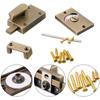 Toilet Indicator Bolt Lock Vacant Engaged Bathroom Privacy WC Toilet Door Lock Zinc Alloy Partition Door Latch Lock  Hardware