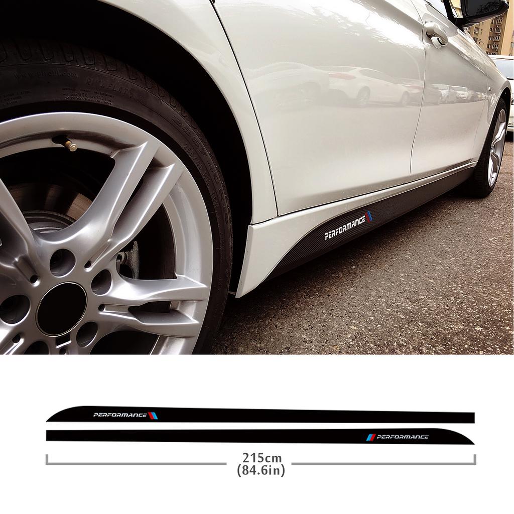 M Performance Door Side Skirt Sticker Decal For BMW F20 F40 F22 F30 E90 F32 F10 F06 F07 F46 M3 M4 M5 E60 Z4 G20 F15 F16 G30 X1