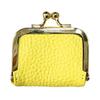 Ladies Mini Coin Purse Genuine Leather Wallet Solid Color Kiss Lock Change Pouch Small Storage Bag for Jewelry Keys
