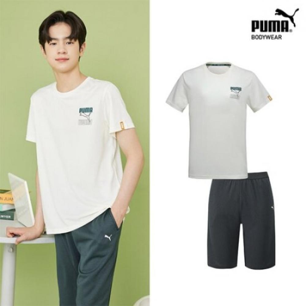 Puma Боди Puma Boys Junior Multiwear 10th 2 Type Cream+deep Green