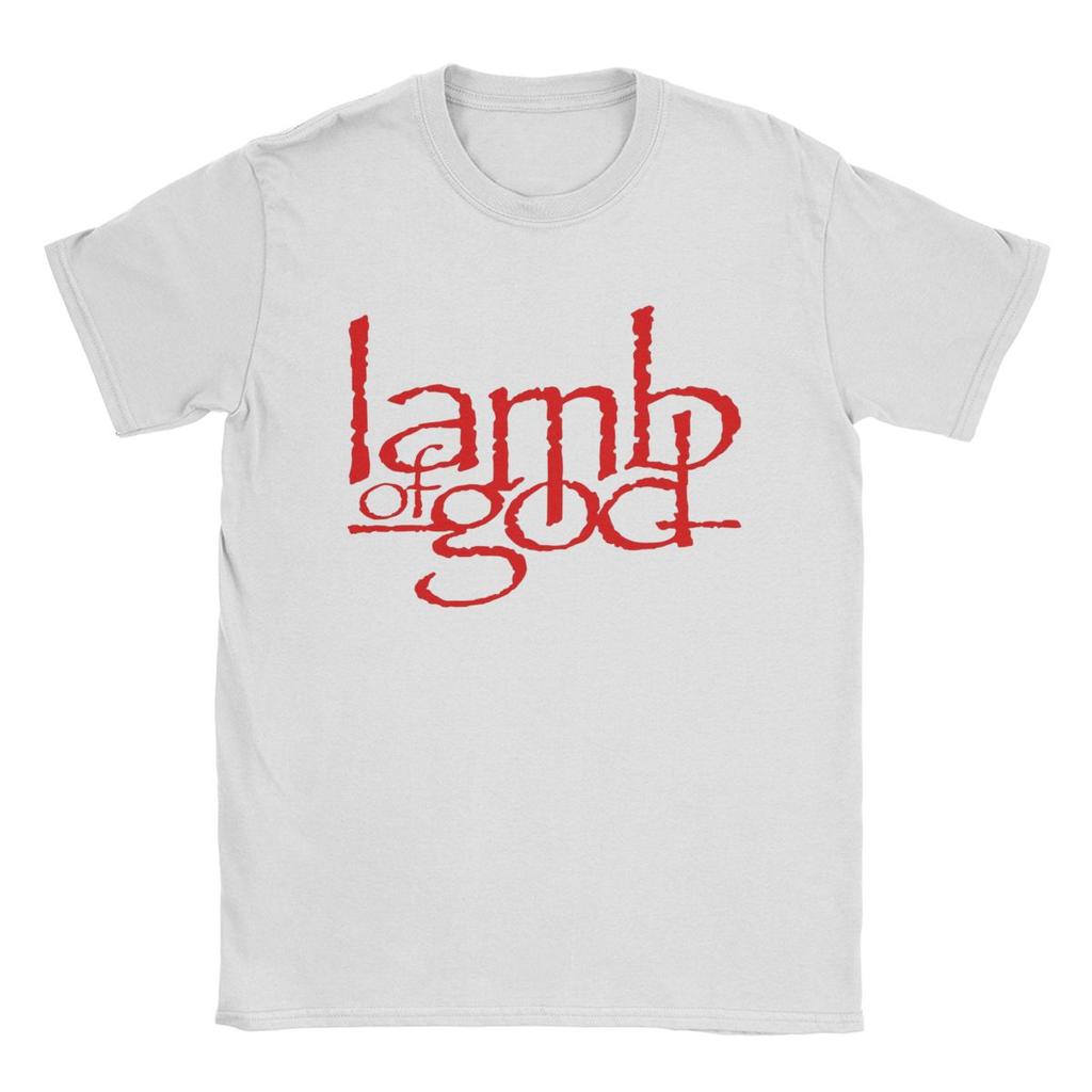 Футболка Lamb Of God для мужчин из чистого хлопка, забавные футболки с круглым вырезом, топы с коротким рукавом, новое поступление
