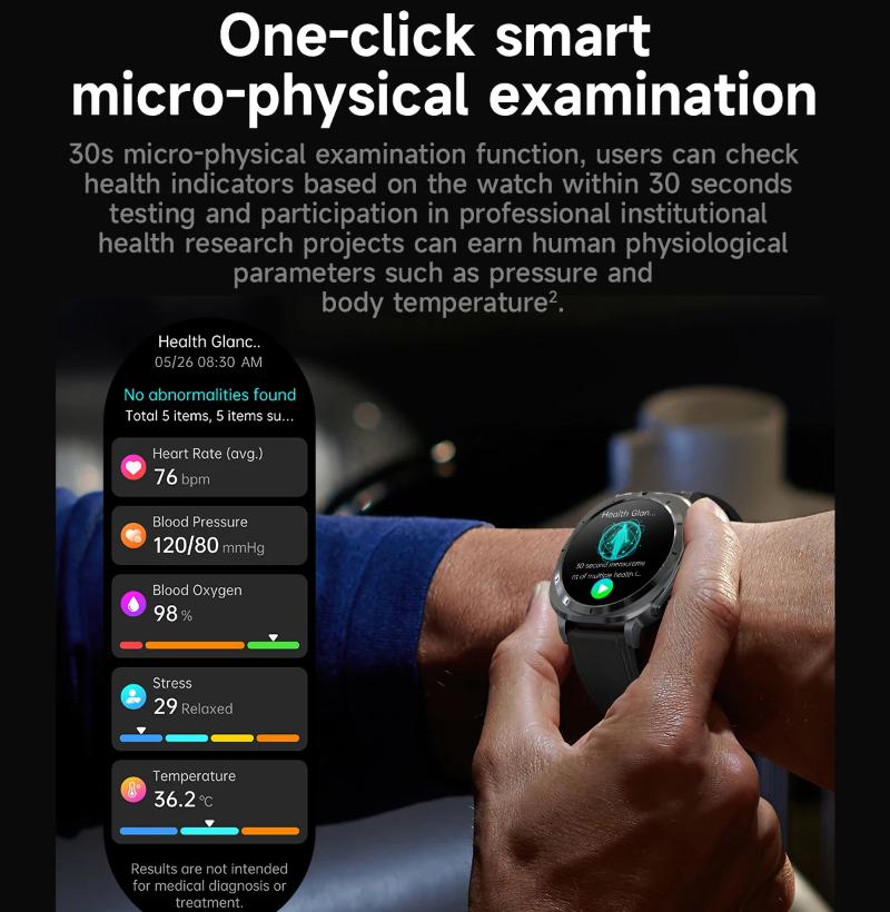 2025 Новые Смарт-часы Health Watch 7 Ultra Мочевая кислота Липиды крови ЭКГ+ФПГ Кровяное давление Пульс Смарт-часы