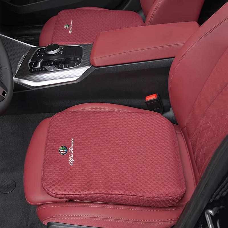 For Alfa Romeo Car Seat Covers Ice Silk Height Increasing Cushion For Alfa Romeo Giulietta Mito 159 Giulia Stelvio 156 147 Tonal