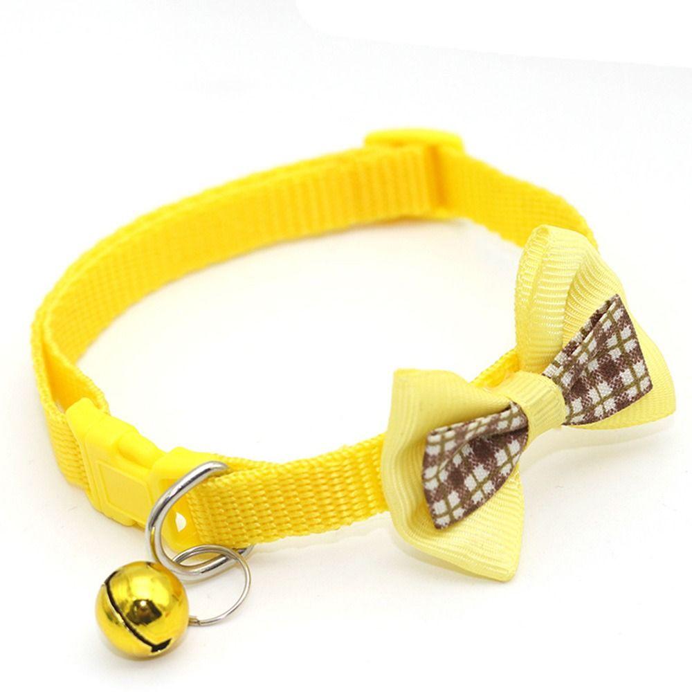 Small Dogs Cats Safety Buckle Bow Tie Pet Decorative Dog Necklace Pet Supplies Dog Leash Pet Collar