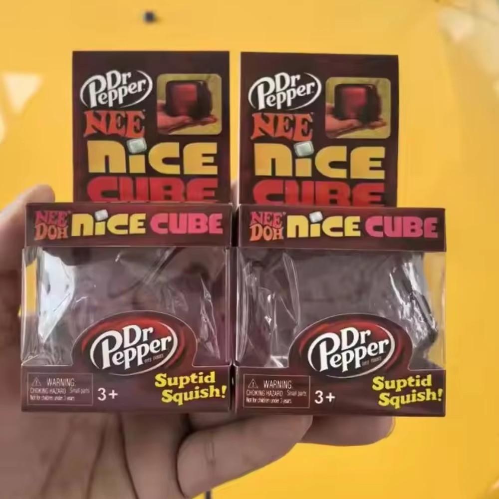 New Needoh Limited Edition Nice Cube Squish Toy Soft Plush Squishy Toy Collectible Birthday Gifts