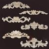 Natural Floral Wooden Figurines Crafts Multi-styles Woodcarving Decorative  Wall Door Decoration