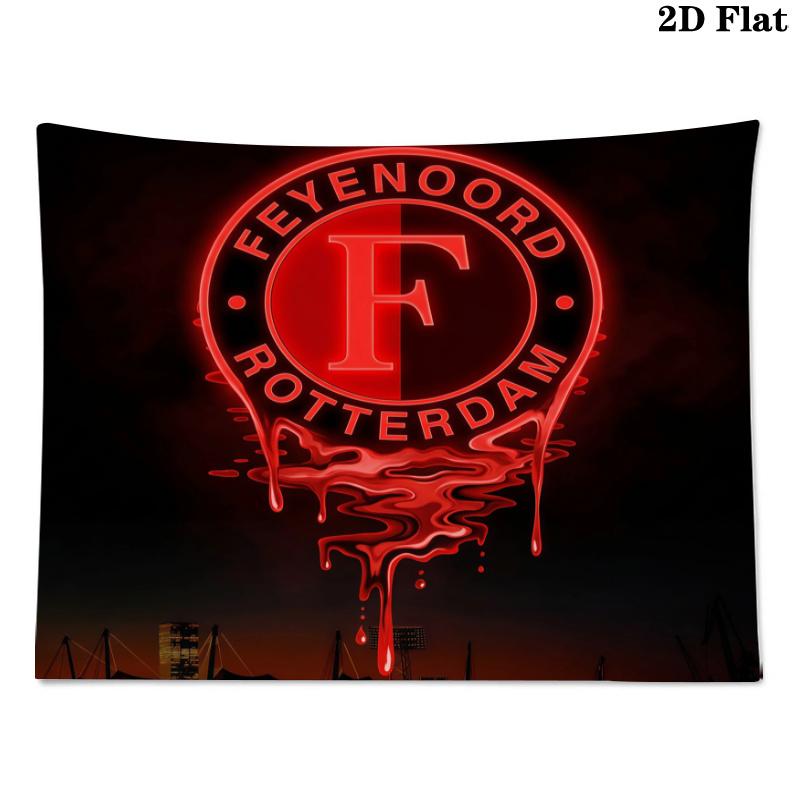 Feyenoord Rotterdam Printed Tapestry – Wall Hanging for Bedrooms, Dorms, and Home Decor