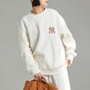 New MLB New York Yankees Sweatshirts Unisex White 3AMTB0726-50CRS
