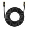 Baseus CAT8 Ethernet Cable - 5m, 40Gbps, Black High-Speed Network Connectivity