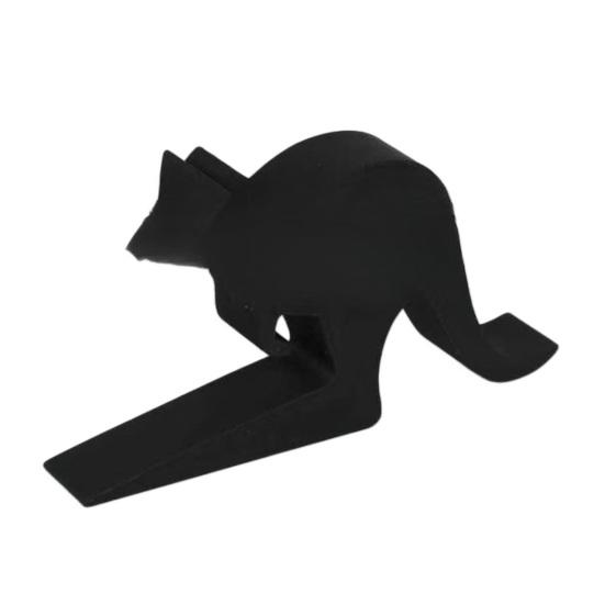 Растягивающийся Животный Дверной Стопор-Клин Противоскользящий Ветрозащитный Без Сверления Противоударный Для Дома Офиса Коврового Покрытия Плитки Бетонного Деревянного Пола Декоративный Дверной Стопор