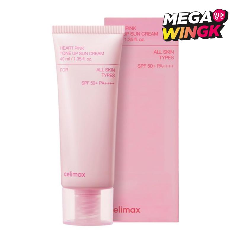 Cellimax Солнцезащитный крем с розовым тоном Heart Pink Tone-Up SPF50+ PA++++ 40 мл
