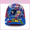 Детская бейсболка с рисунком Super Mario Bros из хлопка и с защитой от солнца для активного отдыха