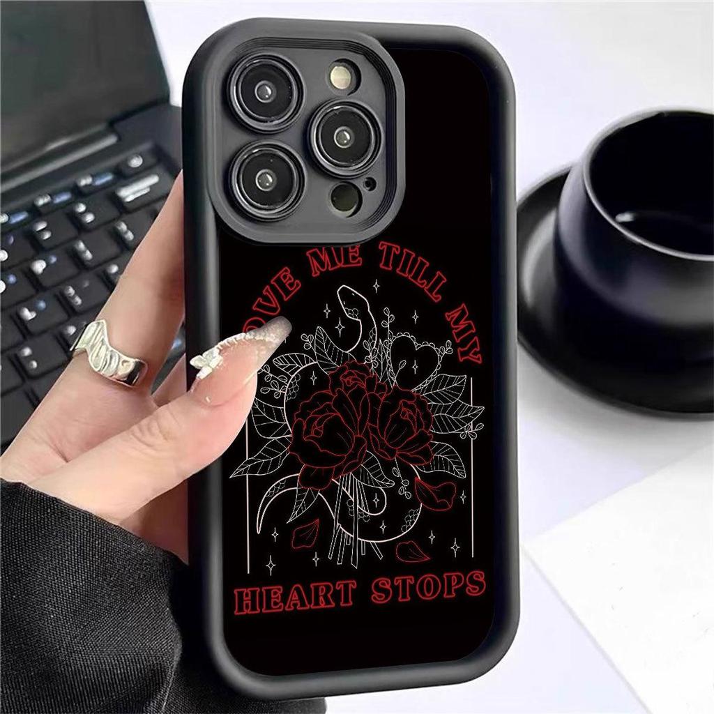 Aijihua Staircase Black Grooved Protective Case for iPhone 15/16/17 ProMax