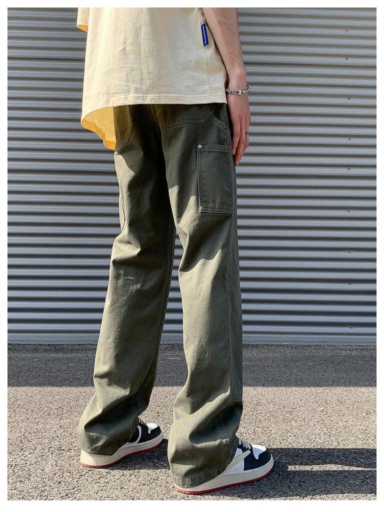 LKTM Мужские повседневные брюки свободного покроя в стиле ретро Lumberjack High Street