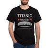 CafePress - Призрачный корабль Титаник (черный) - Классическая хлопковая футболка