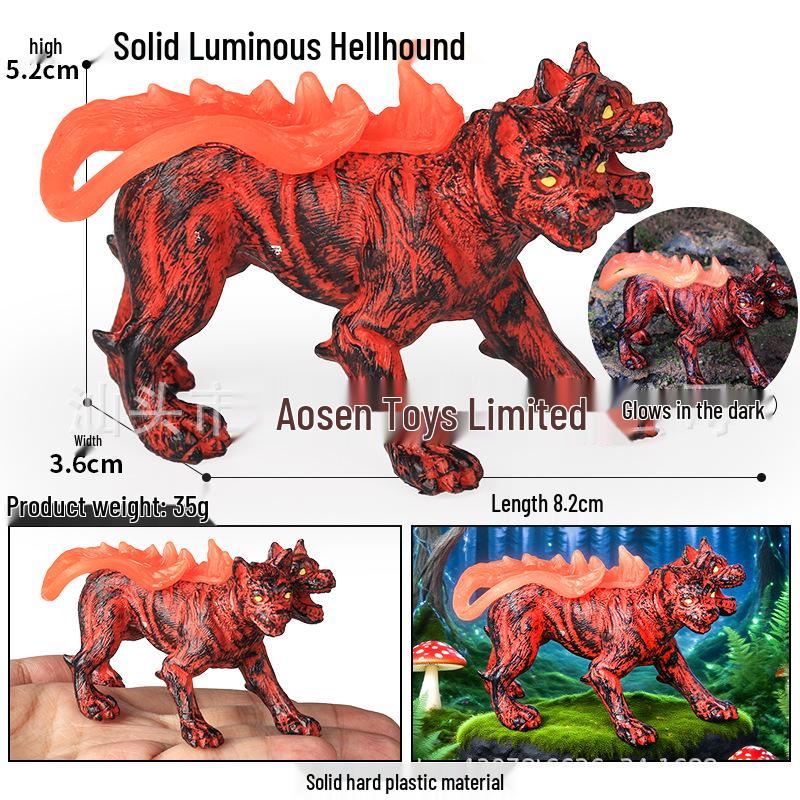 Dinosaur & Dragon Plastic Toy Set: Mythical Animal Figures for Kids