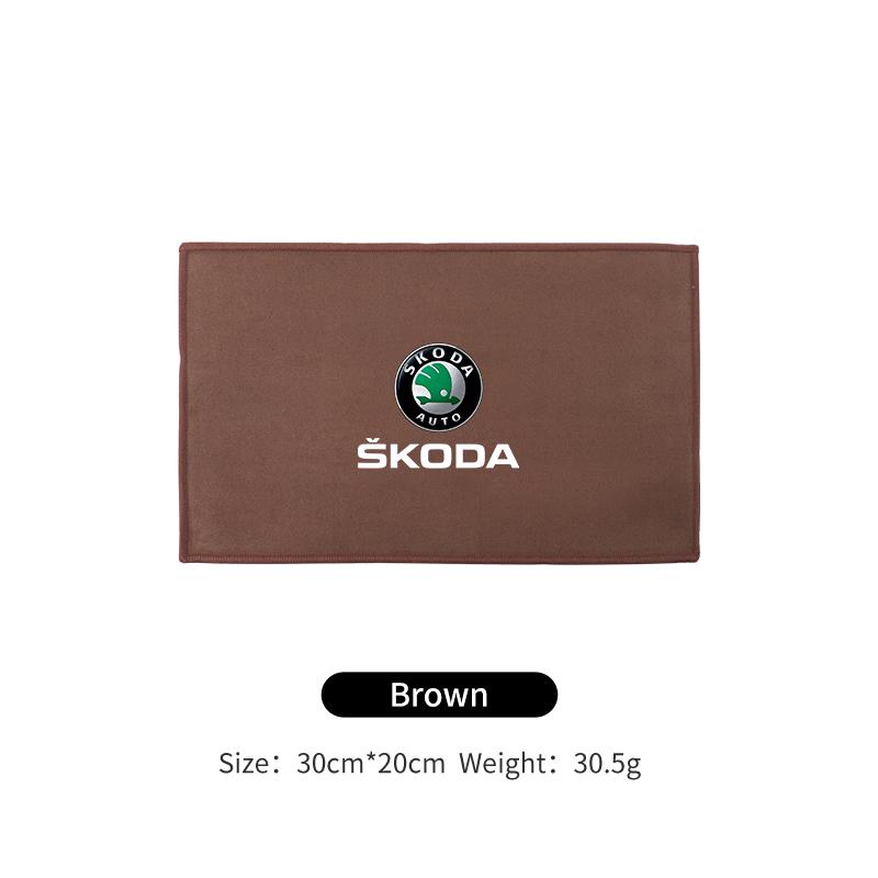 2025 New Car Wash Towel Soft Cleaning Rag Cloth Auto Cleaner Tools For Skoda Octavia Superb Rapid Kodiaq Karoq Fabia Kamiq Rooms
