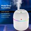 Mini Desktop Humidifier with 7-Color LED, Silent Below 36dB, Ideal for Home, Car, and Office White, Pink, Green