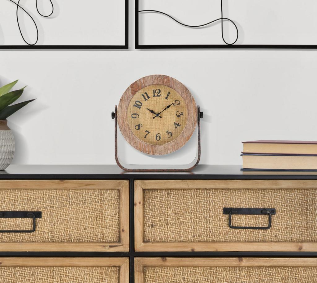 Table Clock Round Cm 23,5X7X24