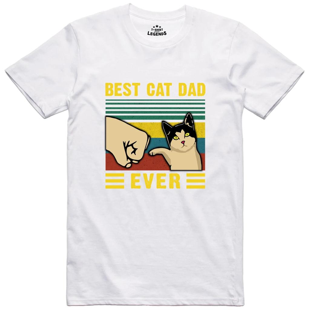 Best Cat Dad Fathers Day Funny Unisexs T Shirt Regular Fit Gildan Cotton Tee aesthetic clothes Women clothes tshirts