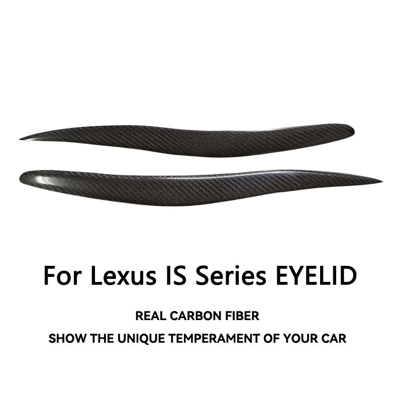 Накладки на фары "веки" из углеродного волокна в стиле F для Lexus IS Series IS250 IS300 IS300 2006 - 2011 Наклейка на передние фары автомобиля