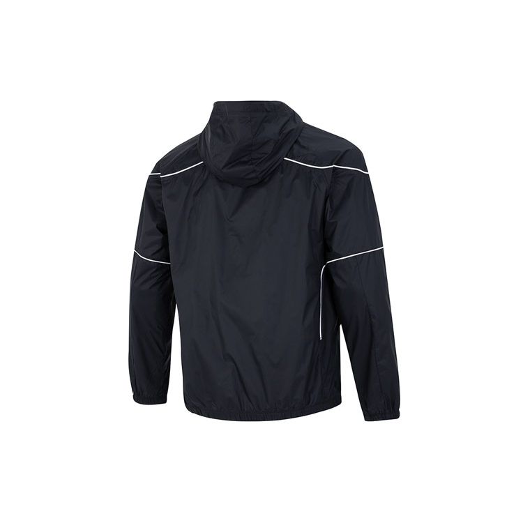 Under Armour Куртка Project Rock Brahma с чистыми линиями и однотонным логотипом, повседневные спортивные тканые мужские куртки с капюшоном, черные 1373580-001