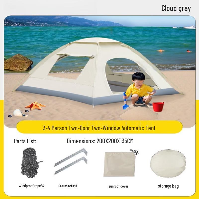OEING Automatic Pop-Up Family Camping Tent
