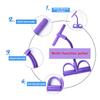 Stirrup Puller Elevation High Elastic Tpe Sit-Up Aids Fitness Yoga Four Tubes Stirrups Tension Rope