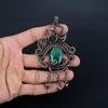 Malachite Pendant, 999 Copper Wire Wrapped Pendant Jewelry. Gift For Women Handmade Pendant Gemstone Jewelry
