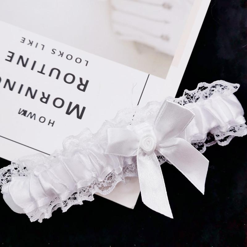 Женское модное кольцо с бантом на ногу, сексуальное женское белье, кружевной пояс с цветочным принтом, пояс с бантом, петля для ног, свадебные подвязки, свадебное кольцо-чулок для косплея