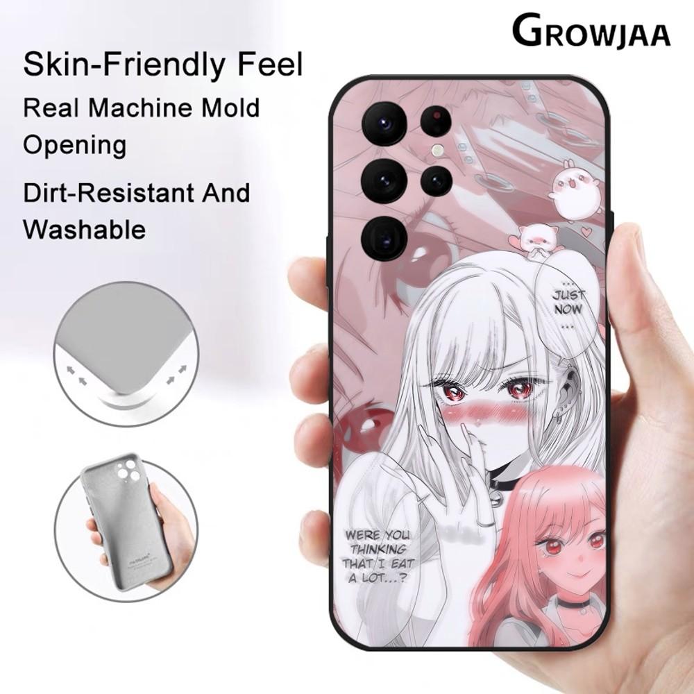 Чехол для телефона с изображением аниме-девушки Marin K-Kitagawa Для Samsung Galaxy S25 S24 S22 S23 Ultra S21 S20 Plus 5G Защитный силиконовый Funda