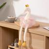 Crown Swan Doll Big White Goose Plush Toy Pink Flamingo Doll Sleeping Pillow Girl Gift