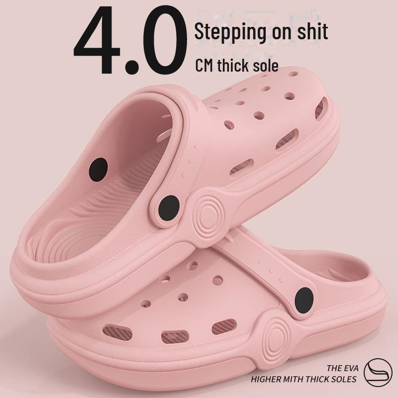 Летние легкие нескользящие сандалии с закрытым носком для женщин и мужчин - мягкая подошва для отдыха на природе и пляжа