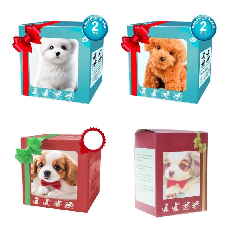 Робот-собака Мои реалистичные робо-щенки, которые ведут себя как настоящие собаки, ходят, лают, виляют хвостом, интерактивная плюшевая собака