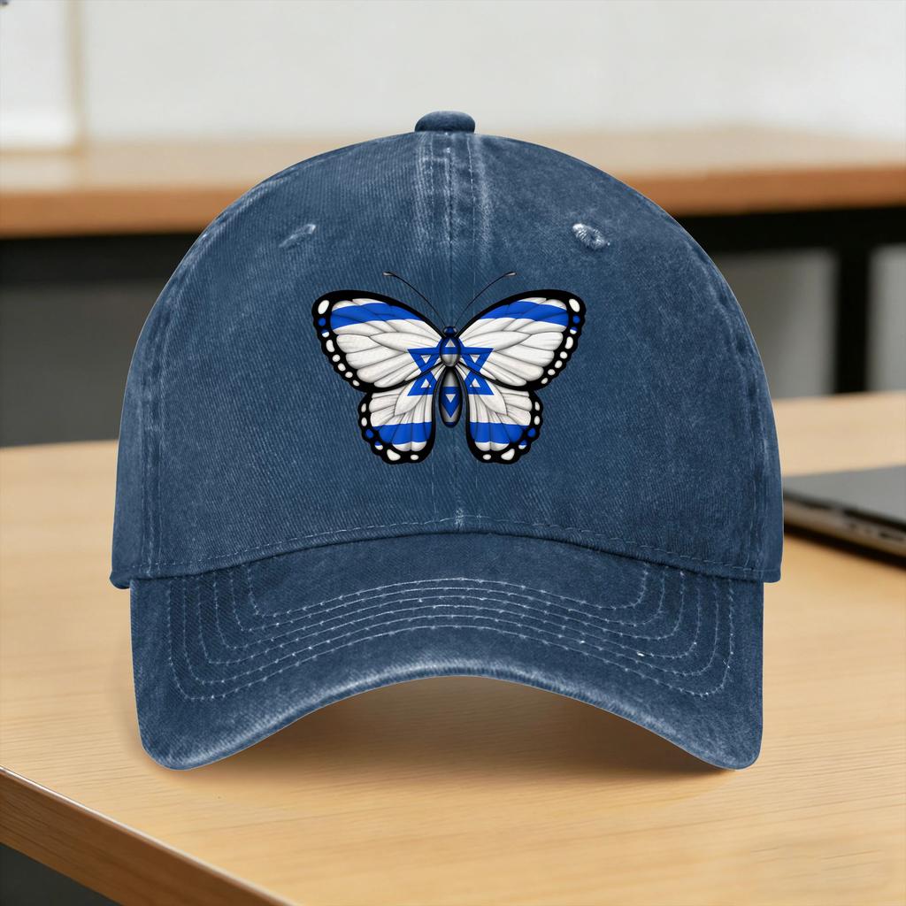 Washed Baseball Cap Flag Summer Trucker Hat For UnisexTeens yk Cute Kpop Rock Sun Baseball Caps