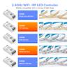 Smart LED Controller Tuya WiFi Alexa Google Home Bluetooth Voice CCT RGB RGBW Dimmer LED Light Strip IOS Android 2.4G DC12V 24V