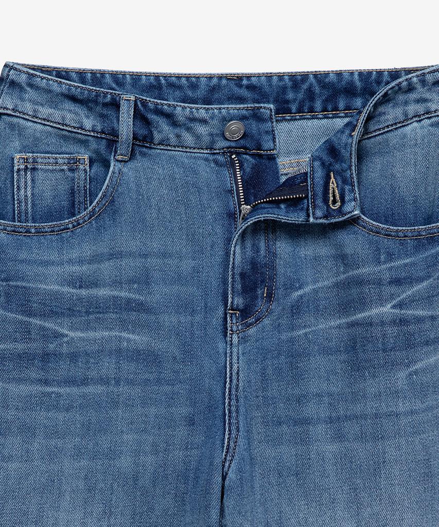 MIND BRIDGE WOMEN [W] Wide Washed Denim Pants