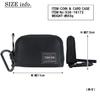 Porter COMPART COIN CARD CASE Coin Case [Porter] & 538-16172 Black/10