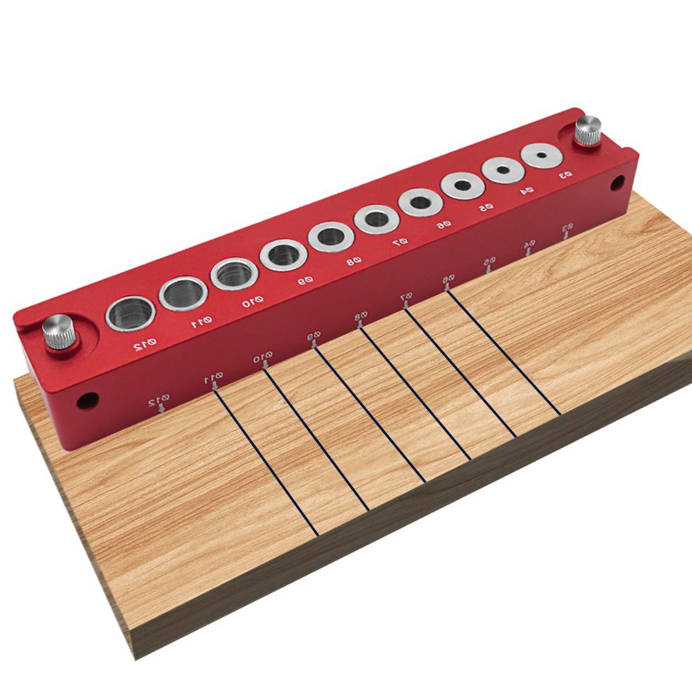 Деревообработка Направляющая для сверла из алюминиевого сплава Направляющий блок для сверления под углом 45 градусов Инструмент для локации отверстий для пробивания отверстий