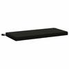 Bench Cushion SOEST 100percent Polyester Black 80 X 40 X 5 Cm