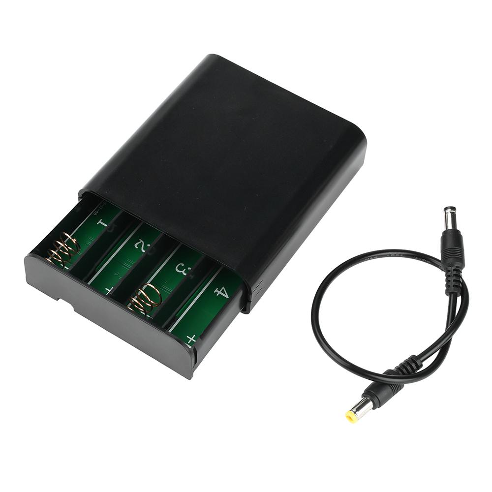 4x18650 Power Bank Box DIY Комплект Корпус для Батарей Держатель 5В 16В Двойной Выход С Выключателем для Роутера Мобильного Телефона Планшета Модема Камеры видеонаблюдения