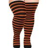 Plus Size Striped Over-the-Knee Compression Socks - Extra Thick for Halloween, Autumn, Winter, and Christmas